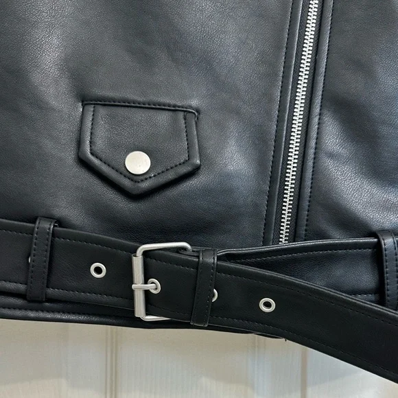 Rebecca Minkoff Faux leather Moto Jacket - Picture 7 of 9